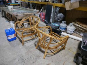 making two wooden chair